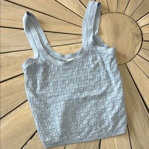 Abercrombie & Fitch Blue checkeredTank Top